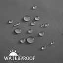 RYB HOME Outdoor Curtains Windproof - Waterproof Blackout Curtain with Weight Bag, Privacy Insulated Drapes for Patio Screen Porch Pergola Terrace Gazebo Area, W 52" x L 90", 2 Pcs, Grey