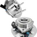 2Pcs 515036 Front Wheel Bearing Hub Assembly Fit for Chevy Express Silverado Suburban 1500 2500 Tahoe Avalanche, for Cadillac Escalade EXT ESV, for GMC Savana Sierra Yukon XL, 6 Lug w/ABS