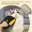 2 x Pet Hair Removal Glove,2Pcs,Electrostatic Gloves Pet Hair Removal,Highly Efficient,Pet Hair Remover Glove,9.45-Inch Large Brush Surface,Reusable Cat Grooming Gloves for Couch,Sweater,Carpet,Curtain.