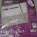Avery Two Pocket Folders, Holds up to 40 Sheets, Business Card Slot, 25 Gray Folders (47990)