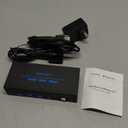 8K HDMI KVM Switch 2 Monitors 2 Computers Dual Monitor Support 8K@60Hz 4K@120Hz KVM Switcher PC Extended Display for 2 Port Share 4 USB 3.0 HUB Desktop Controller and 2 USB Cables Included (Deep Blue)