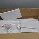 Changing Table Dresser, Baby Dresser with 3 Fabric Drawers and 2 Shelves, Multi-Functional Baby Changing Table with Pad, Classic Nursery Dresser, Diaper Changing Station for Nursery, White (BS)