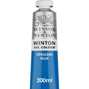 Winsor & Newton Winton Oil Color, 200ml (6.75-oz) Tube, Cerulean Blue