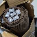 Patio 4'W x 12'L Pergola Shade Cover Retractable Canopy Replacement, Outdoor Pergolas Fabric Covers for Patio, Sun Shades Cloth with Slide-On Wire Cable for Deck Gazebo Backyard, Brown