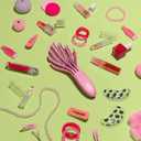 Wet Brush Go Green Curl Detangler Hair Brush, Pale Pink, Ultra-Soft IntelliFlex Detangling Bristles Glide Through Tangles with Ease, Great For Curls, No Split Ends & Pain-Free for Wet or Dry Hair (1 Count (Pack of 1))