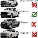 Window Visors for 09-18 Dodge Ram 1500,19 Ram 1500 Classic Quad Cab 94101Y