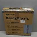 Quick Flip Toilet Seat with Built-In Potty & Splash Guard for Toddler Training, Slow Close - Jool Baby (Round)