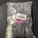 2 Set PVC Rain Barrel Diverter Kit Rain Barrel 3/4 Inch Spigot Kit with Bulkhead Fitting, Hose (25mm/1" + 16mm/0.63") Adapter, Hole Saw, Ball Valve, Clamps, Thread Seal Tape