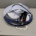 Tiny Land 3in1 Baby Tunnel for Toddlers with Ball Pit & Play Tent, Pop Up Crawl Tunnel for Kids, Indoor/Outdoor Play Tunnel, Foldable Baby Crawling Tunnel Toy (Blue)