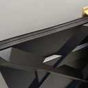 Art3d PVC 3D Wall Panel, Decorative Wall Tile in Black 12-Pack 19.7"x19.7"