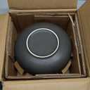 Stoneware Pasta Bowls, 34 oz Large Salad Bowl Set of 4, Ceramic Serving Bowls for Ramen, Pasta, Fruit, Cereal, Dinner, Wide and Shallow Bowls, Microwave & Dishwasher Safe, Matte Black