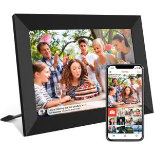 32GB FRAMEO 10.1 Inch Smart WiFi Digital Photo Frame 1280x800 IPS LCD Touch Screen, Auto-Rotate Portrait and Landscape, Built in 32GB Memory, Share Moments Instantly via Frameo App from Anywhere