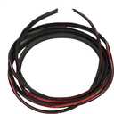 2M T-Type Rubber Sealing Strip Black for Car Edge Trim Bumper Lip Side Skirt 2M T-Type Rubber Sealing Strip Black