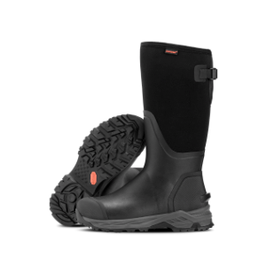 Showave Men's Rubber Hunting Boots, Waterproof Rain Boots Insulated Neoprene Mud Boot, Durable Arctic Outdoor Working Boot with Steel Shank 12