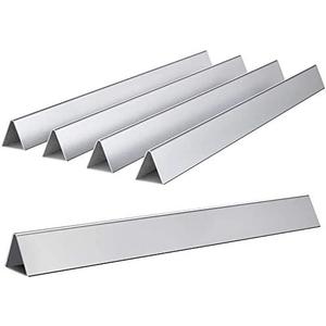 S753F(5-Pack) 22 1/2" Stainless Steel 7536 7537 16GA Flavorizer Bars for Weber Genesis Silver B and C, Spirit 700 Weber 900