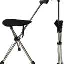 Cane with Seat - Portable Stool Chair, Supports Up to 220 Lbs cameping Chairs, Lightweight Up to 1.8 Lbs, Suitable for Men, Women, Seniors, People with Disabilities (Top-Tier Model A)