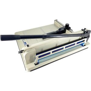 HFS(R) Heavy Duty Guillotine Paper Cutter 400 Sheet Capacity | Solid Steel Construction (A3-17'' paper cutter)