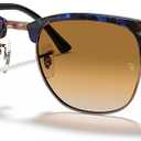 Ray-Ban RB3016 Clubmaster Classic Square Sunglasses for Men for Women
