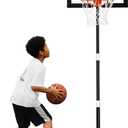 Seray Prime Kids/Adults Basketball Hoop 29/40 Inch Backboard 3.2-7.2/10FT Adjustable, Portable Basketball Hoop Outdoor for Kid/Toddler in Pool/Backyard/Indoor, Shatterproof Backboard and Enlarged Base