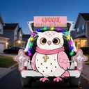 Halloween Religious Trunk Or Treat Car Decorations Kit, Owl Religious Themed Banner with Cross Balloons for Suv Church Archway Garage Door Halloween decorations