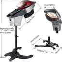 Standing Hair Steamer for deep Conditioning，7 Color Pattern Hooded ，3 Modes，deep Scalp Care, Adjustable Height, Computer-Controlled Panel，Suitable for Hair Salons and Home use