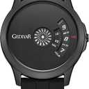 Men's Watches Waterproof Cool Unique Watch Weird Funny Creative Design Fashion Quartz Analog Wrist Watches for Mens Gifts black