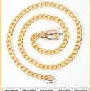 FIORETTO Chain Belt for Women Metal Waist Chain Fashion Multilayer Chain Belts for Dress