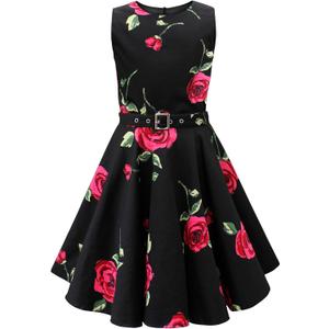 BlackButterfly Kids 'Audrey' Vintage 50's Girls Dress, 13-14