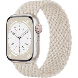 Zedoli Braided Solo Loop Bands Compatible with Apple Watch Band 38mm 40mm 41mm 42mm 44mm 45mm 46mm 49mm Women Men, Stretchy Nylon Sport Elastic Strap for iWatch Series 11 10 9 8 7 6 5 4 3 2 1 SE Ultra