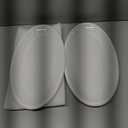 DOWAN 14" Serving Platters for Entertaining, Oval White Serving Plates, Party Serving Trays and Platters Oven Safe, Porcelain Dinner Serving Tray Serving Dishes for Meat, Set of 2 (14 in  8 in)