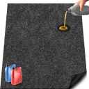 60 X 72 Inch Garage Floor Mat Under Car, Oil Spill Mat, Premium Maintenance mat, Waterproof Rubber Backing Layer Protects Garage Floor Surface
