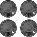 ROCCS 4 Pack Wheel Center Cap for Model 3 2024 Highland Wheel Hub Cover Wheel Center Cap Kit Model 3 Center Replacement Exterior Accessories,Matte Black