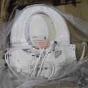 TOTO WASHLET C5 Electronic Bidet Toilet Seat with PREMIST and EWATER+ Wand Cleaning, Round, Cotton White - SW3083#01