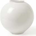 Kokrose White Terracotta Vase, White Large Floor Pottery Vase for Home Decor, Oversized Tall Vases for Centerpieces, Living Room, Office, or Wedding, 11.8 Inches