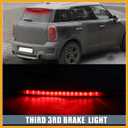 Tail High Mount Brake Stop Light No.63257167413 3rd Third Brake Light for Mini Cooper 2008-2013 ABS Rear Red Replacement