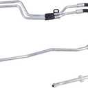 Oil Cooler Line Hose Assembly Inlet & Outlet Compatible with for Cadillac Escalade Compatible with for Chevrolet Avalanche Silverado Compatible with for GMC Sierra Yukon XL Replace Part 20828695