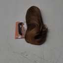 SEIKEA Clip in Ponytail Extension Wrap Around Straight Hair for Women (28", Brown/Ash Blonde Mix)