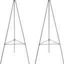 2Pcs 36In Christmas Wreath Stand Christmas Wreath Holder for Cemetery Gravestone Wreath Stands Large Wire Easel Flower Holders for Grave Holiday Outdoor