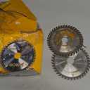 3-Pack 4-3/8-Inch by 40T Carbide Flooring Blade Compatible with Skil 3600-02 Flooring Saw, Great for Cutting Laminate Floor, Solid Wood Floor, and Engineered Wood Floor