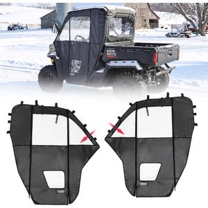 KEMIMOTO Soft Upper Doors Compatible with Can-Am Defender HD 7/8/9/10 2016+