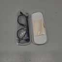 Avaeye Oversized Reading Glasses for Women Men Large Square Frame Readers Trendy Eyeglasses with Spring Hinges(Black,2.5)