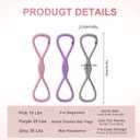 Figure 8 Resistance Band,Exercise Bands for Women,15LB/25LB/35LB Sports Belt with Anti Slip Handle,Elastic Equipment for Body Stretching,Suitable for Yoga,Pilates,Full-Body Training