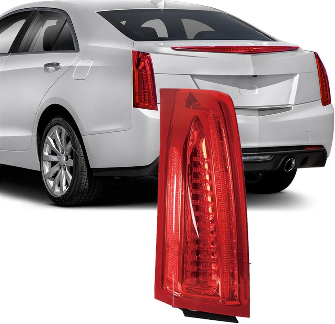 WFLNHB Left Side Tail Light Assembly Replacement for ATS 2013-2017 Driver Side Rear Brake Lamp GM2800260 84081571