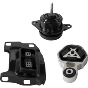 Set of 3 Engine Motor Trans Mount 2.0L Compatible with Explorer-Auto 2012-2015 Car Engine Support Transmission Mounts Kit Replace A5634 A5612 A5614