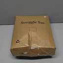 Snuggle Sac Buttery Ivory Throw Blanket for Couch, Reversible Super Soft Knitted Blankets, Warm Cozy Knit Fuzzy Plush Lightweight Throws Dupes for Sofa, Bed, Picnic, Ivory, 50 x 60 inches