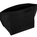 Felt Insert Purse Organizer For Series Handbag(Pure Black,9" x 16" Black