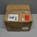 Teivio 16-piece Plastic Wheat Straw Square Dinnerware Set for 4, Unbreakable Dinner Plates, Salad Plates, Snack Bowls, Mugs, Dishwasher Safe, Black