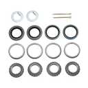Xintre 2 Set Trailer Axle Bearings Kit L44649 L44610 Fits for 1-1/16'' Trailer Axle, Grease Seal 12192TB ID 1.250'' and 15192TB ID 1.500'' Cotter Pin, High Speed and Rotary Quiet