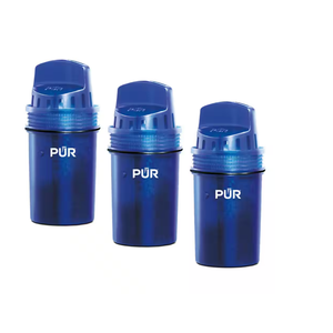 PUR Water Pitcher & Dispenser Replacement Filter 3-Pack, Genuine PUR Filter, 2-in-1 Powerful Filtration and Faster Filtration, 8-Month Value, Blue (PPF900Z4)