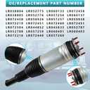 Front Shock Absorber Air Suspension Struts for Land Rover Range Rover Sport L405 L494 2013 2014 2015 2016 2017 2018 2019 2020 2021 2022 with ADS EDC LR056926 (Left)